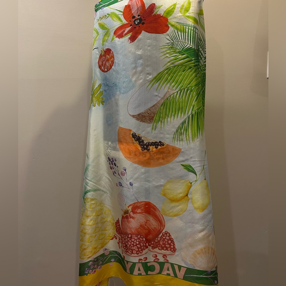 Gemma Layne Silk Tropical Vacy Scarf